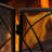 Victorian Gothic 3-Panel Iron Foldable Fireplace Screen