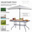 Carnstroan Garden Dining Table with Parasol Hole-1629635747
