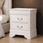 Table de chevet 2 tiroirs Temara White-1483977453