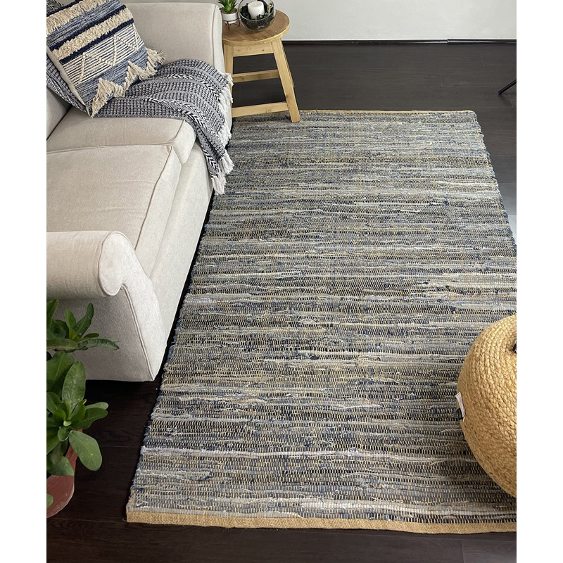 Rysing Cotton Striped Indoor Rug