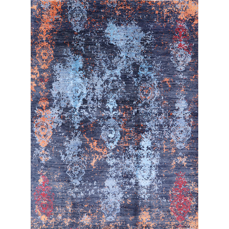 Hutsell Geometric Indoor Rug, Rectangle 6' x 9'