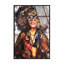 Katy Hirschfeld - Glam Fro Framed Acrylic by Oliver Gal-1584773503