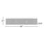 Meuble-lavabo mural double 83,4 po avec plateau en acrylique renforcé Natrona-1946358139