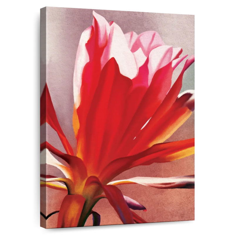 Harnek Red Flower, 36" H x 24" W