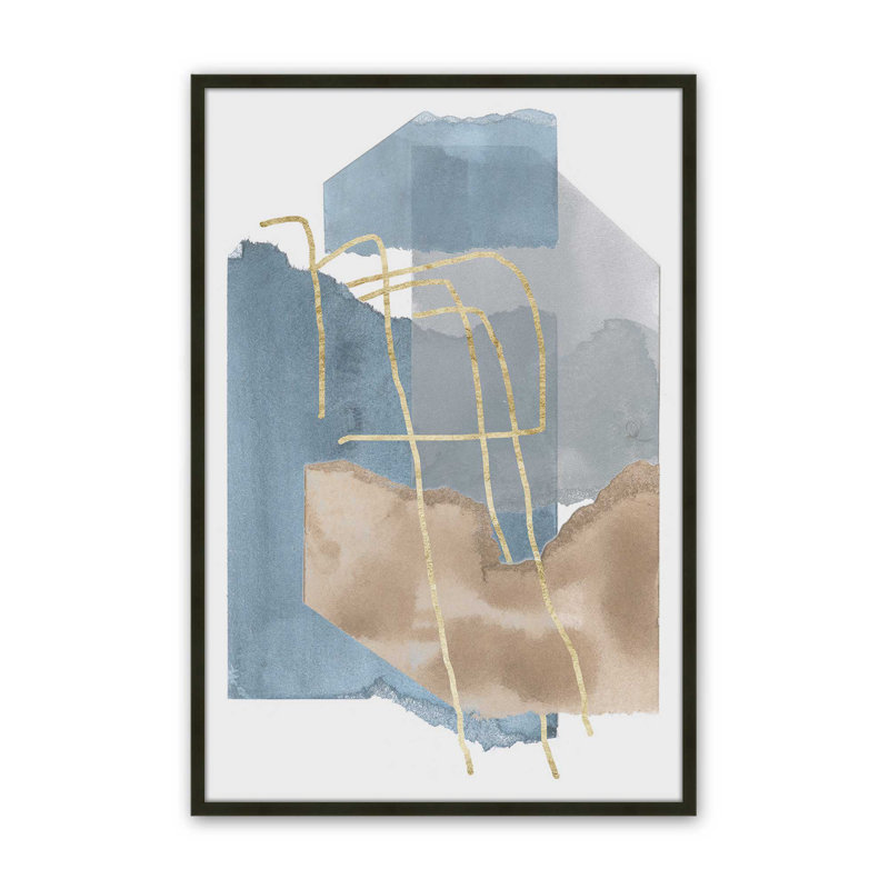 «Fragments of Light II», reproduction, Encadrement ouvert, noir satiné, H 15 po x l 12 po