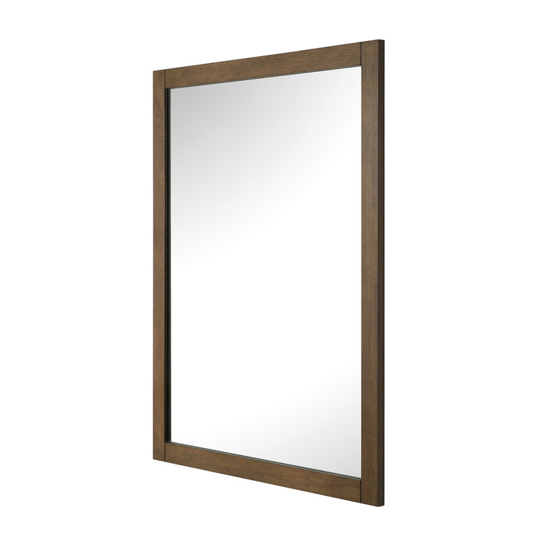 Miroir mural encadré couleur amande l 28 po x H 36 po Ove Decors