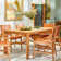 Tree Line Furniture Lana Solid Wood Dining Table | Wayfair