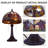 12" Tiffany-Style Stained Glass Table Lamp
