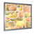 Impression argent sur toile encadrée