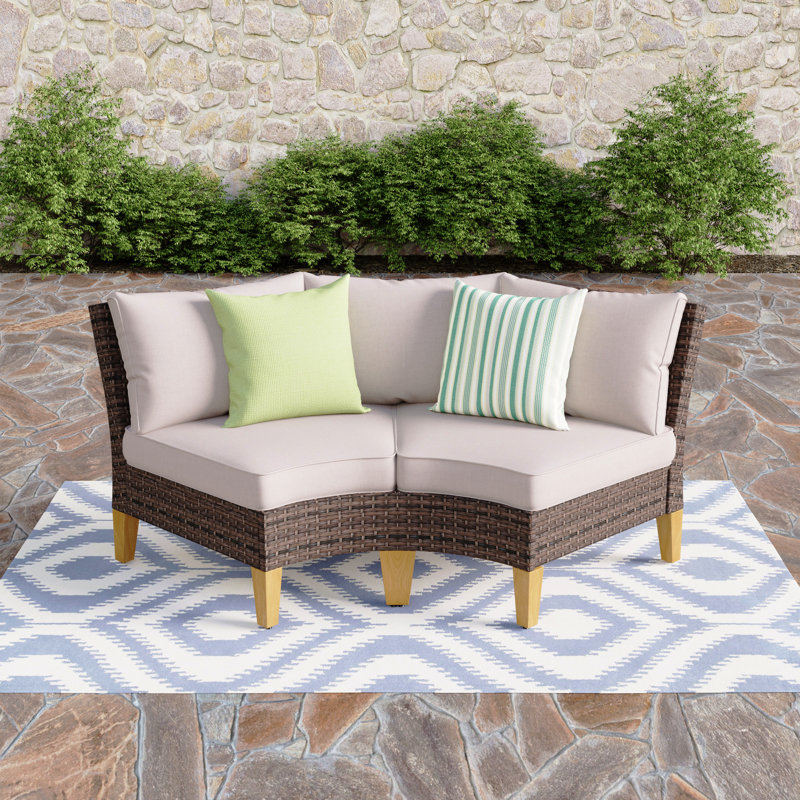 Chaise de jardin avec coussins Herbet
