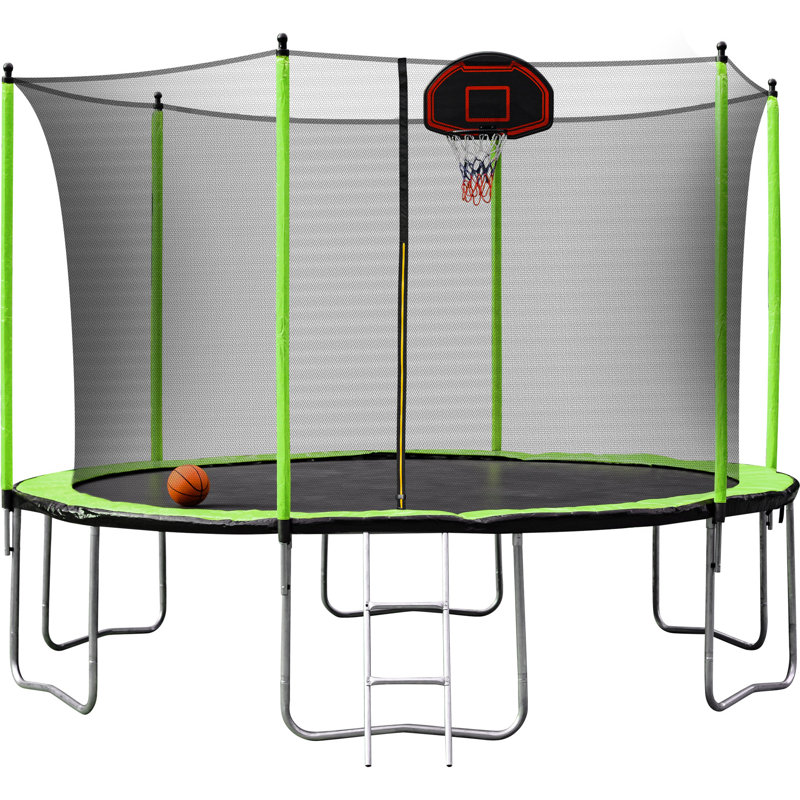 12Ft Green Trampoline 2023