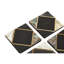 Stoneware Square 4 Piece Coaster Set