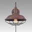 Appliquee à bras à brancher 1 lumières rouille Butcher-146254946