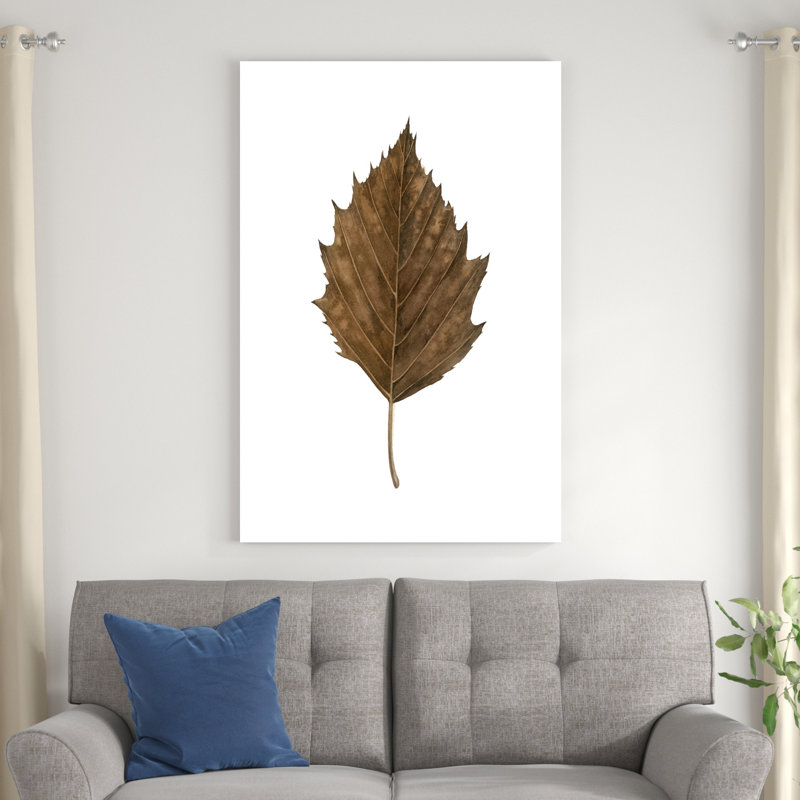 Étude de feuilles d'automne III, H 48 po x l 32 po