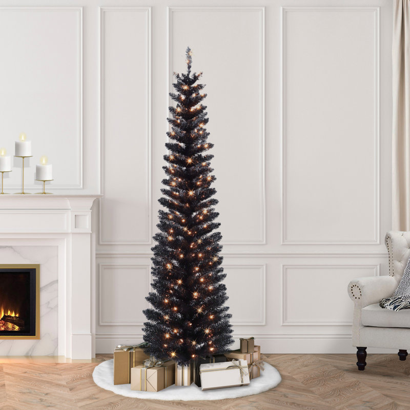 Glenette 6' Lighted Pine Christmas Tree