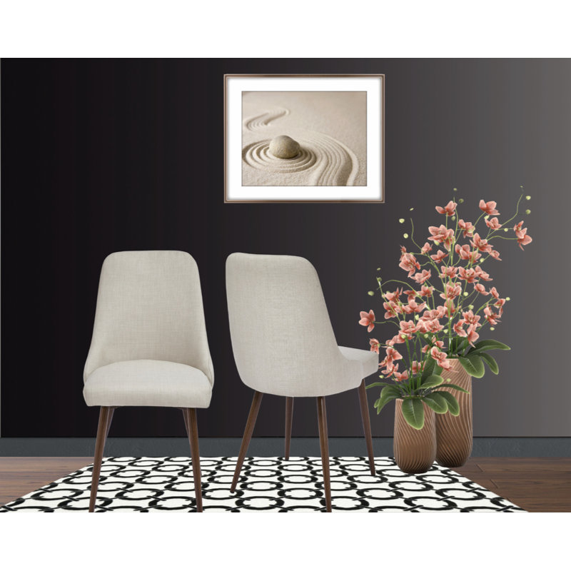 Chaise d'appoint moderne 2 pièces, Beige
