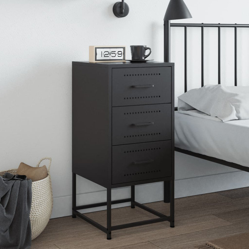 Armoire de chevet rectangulaire vidaXL, Ensemble de 1