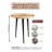 Entiat Solid Wood End Table Set