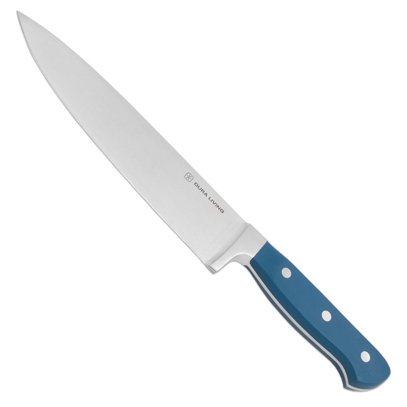 Couteau de chef 8 po Dura Living, Bleu royal
