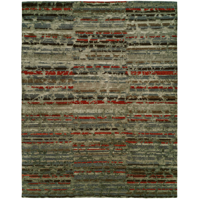 Striped Indoor Rug, Rectangle 3' x 5'