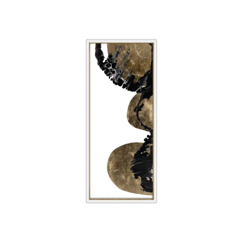 Gilded Indigo I Painting by DAWN SWEITZER, Glass Coat, 81" H x 36" W
