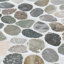 Nature Stacked Pram Gray Pebble Mosaic Tile-342312246