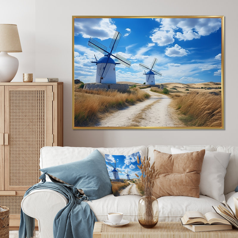 Reproduction sur toile Koleen, H 30 po x l 40 po x P 1,5 po, Cadre flottant doré