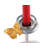 7'' H Pewter Tabletop Candlestick