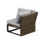 Canapé modulaire d'extérieur 5 pièces avec coussins