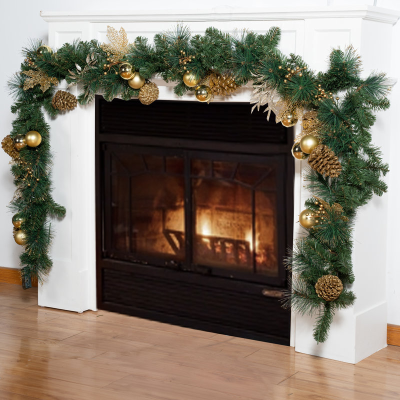 9Ft  Pine Cone Christmas Garland