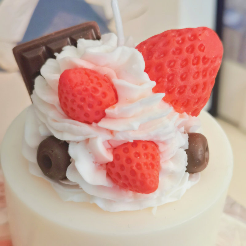 Bougie parfumée à la fraise