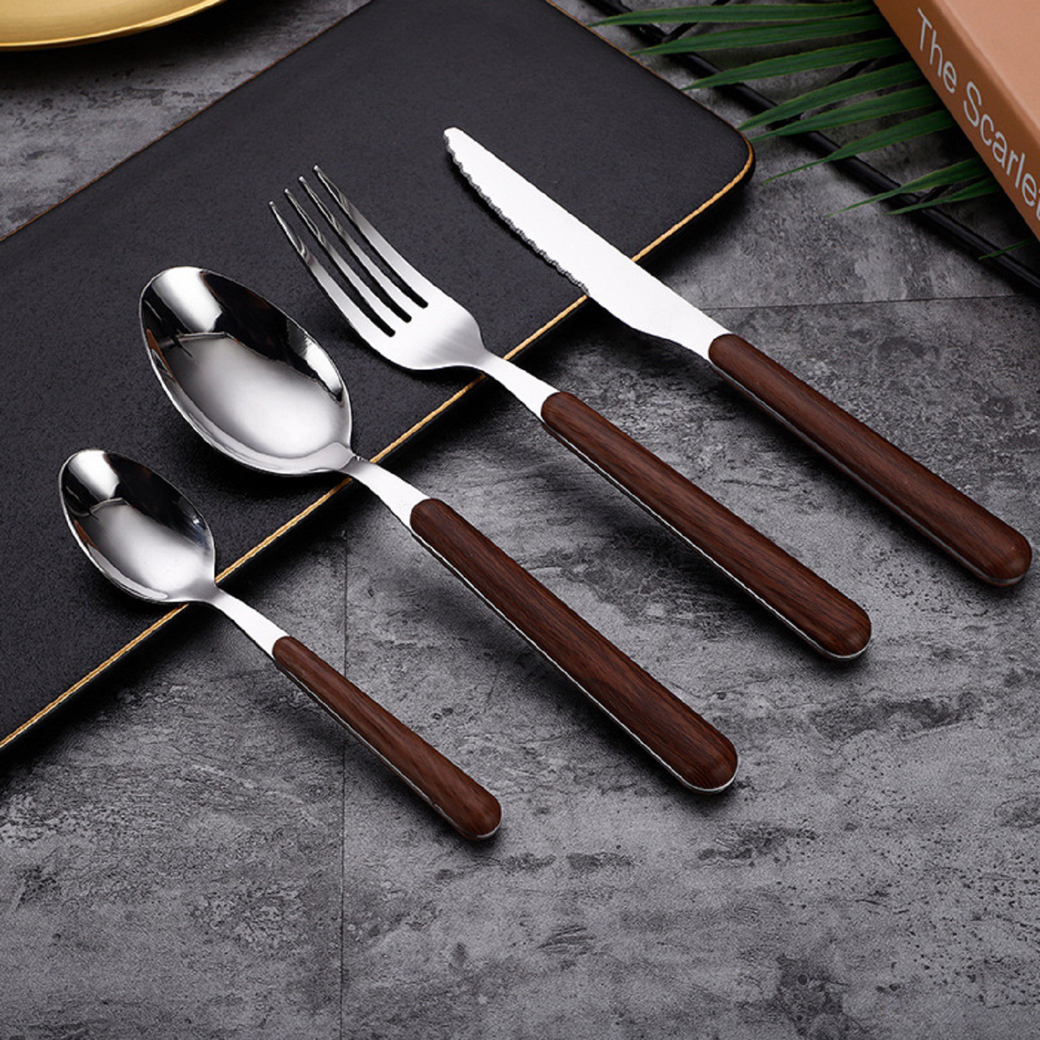 Travel Cutlery Set with Case Portable Silverware Utensils Set,4-pieces  Stainless Steel Reusable Flatware Set Cutlery Set for Camping Picnic Hiking  Office, Dishw… in 2023