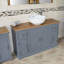 Biskra 1230 mm Freestanding Single Vanity with Vessel Ceramic Basin-443901125