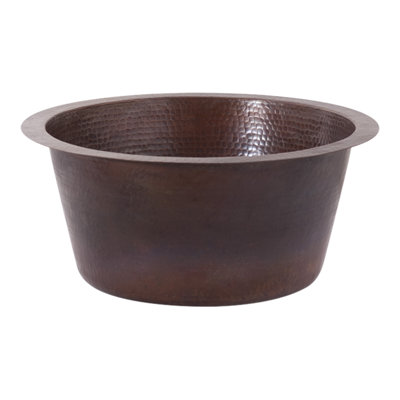 15'' L Single Bowl Copper Kitchen Sink