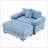 54.3" Oversized Cloud Modular Sectional Couch-1279171841