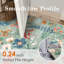 Tapis floral lavable à la machine avec envers antidérapant-449710483-461637107