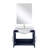 Single Bath Vanity 24 In. W X 22 In. D, Quartz Countertop, 18 In. Mirror And Faucet Set