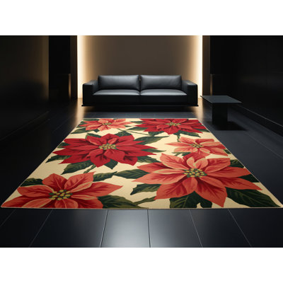 Tapis abstrait moderne et contemporain lavable à la machine Williamsbridge