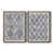 Toile avec cadre gris