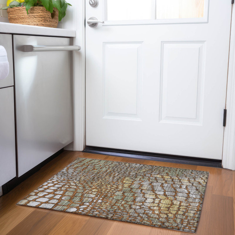 Tapis de qualité supérieure lavable à la machine Elvis AMF988, Rectangle 1 pi 8 po x 2 pi 6 po