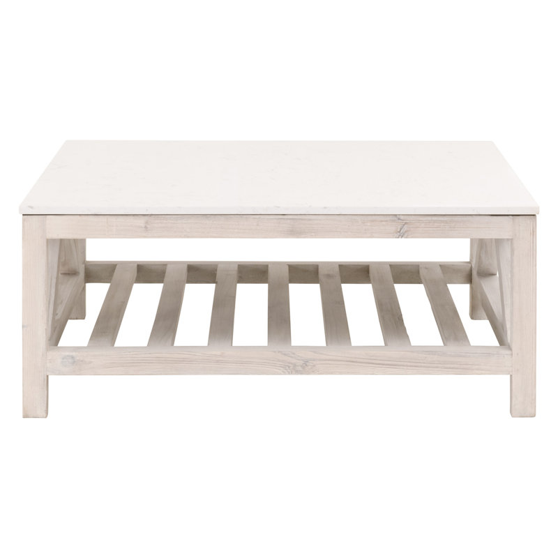 Table basse à quatre pieds avec rangement Iysla