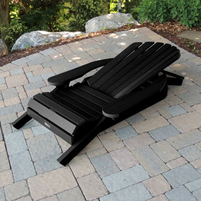 Anette Plastic Folding and Reclining Adirondack Chair