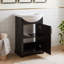 Meuble-lavabo de salle de bain avec lavabo épais en céramique et armoire peu encombrante-1474419467