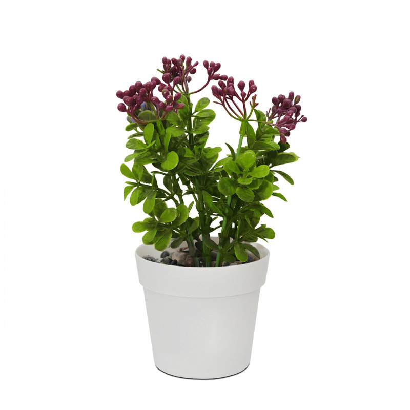 Cisneros Decorative Pot, White