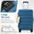 28 Inch Hardshell ABS Checked Luggage, Durable Expandable Travel Suitcase With Spinner Wheels, TSA Lock