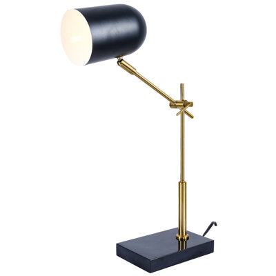 Lumora Table Lamp - Black outer - White inner