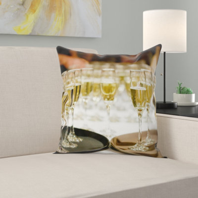 Drinks Throw Pillow