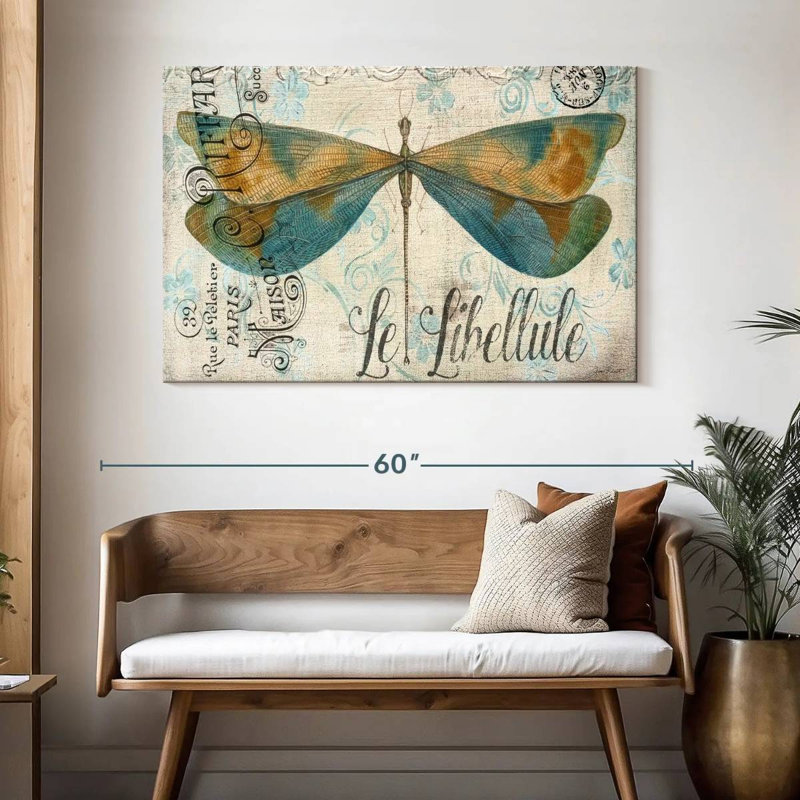 Brampt Lovely Dragonfly, 32" H x 48" W