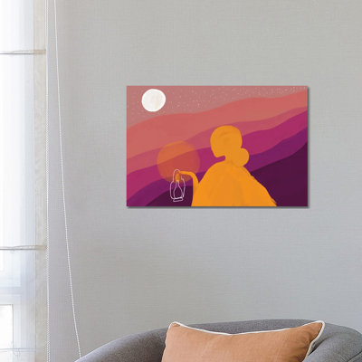 Under The Moon by Morgan Harper Nichols - Wrapped Canvas Painting