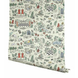 Wonderland 20' L x 27" W Peel and Stick Wallpaper Roll